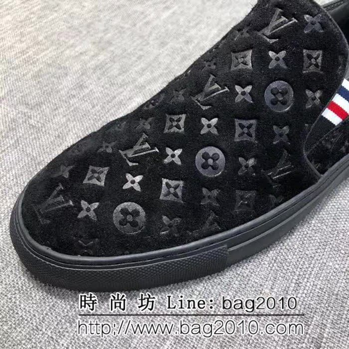 路易威登LV 頂級代購 官網同步牛皮面印花 新款男鞋 8FX2141